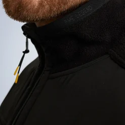 PME Legend Tops*Cardigan In Polar Fleece Black