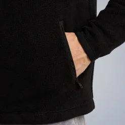 PME Legend Tops*Cardigan In Polar Fleece Black