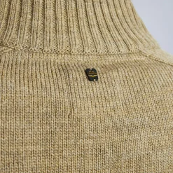 PME Legend Tops*Cardigan With Fair Isle Pattern Brown