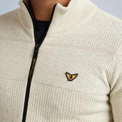 PME Legend Tops*Cardigan With Zipper Beige