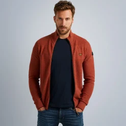 PME Legend Tops*Cardigan With Zipper Red