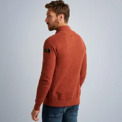 PME Legend Tops*Cardigan With Zipper Red