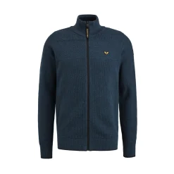 PME Legend Tops*Cardigan With Zipper Blue