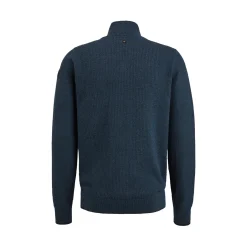 PME Legend Tops*Cardigan With Zipper Blue