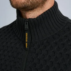 PME Legend Tops*Cardigan With Zipper Closure Grey