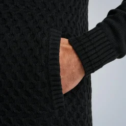 PME Legend Tops*Cardigan With Zipper Closure Grey