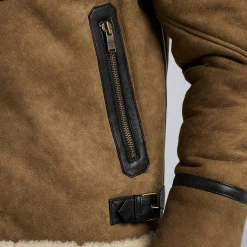 PME Legend Jackets*Ceptor Leather Jacket Kaki