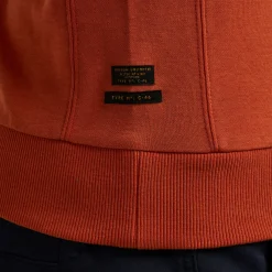 PME Legend Tops*Crewneck Interlock Light Sweat Orange