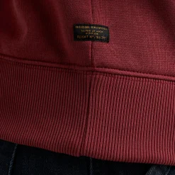 PME Legend Tops*Hoodie In Terry Fabric Red