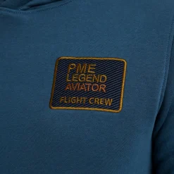 PME Legend Tops*Hoodie With Artwork Blue