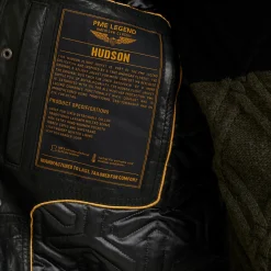 PME Legend Jackets*Hudson Leather Jacket Black