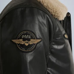 PME Legend Jackets*Hudson Leather Jacket Black