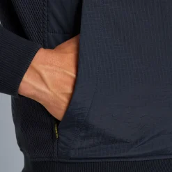 PME Legend Tops*Hybrid Jacket In A Material Mix Blue