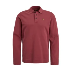 PME Legend Tops*Polo Shirt With Long Sleeves Red