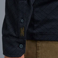 PME Legend Tops*Polo With Long Sleeves Blue