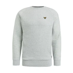 PME Legend Tops*Pullover In A Material Mix Beige