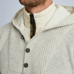 PME Legend Tops*Pullover In A Wool Blend Grey