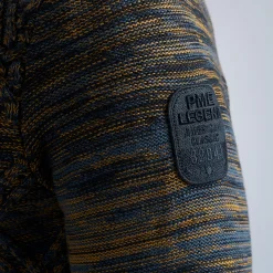 PME Legend Tops*Pullover In Mouline Yarn Blue