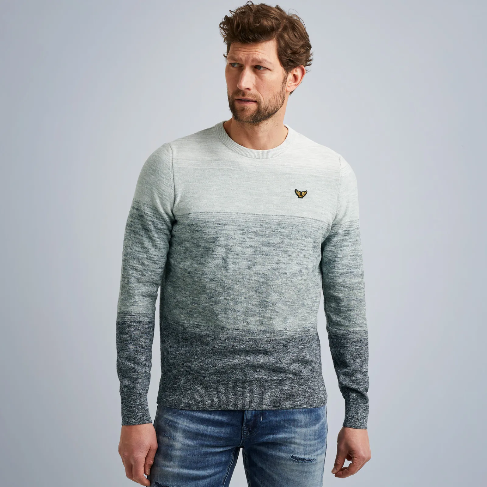 PME Legend Tops*Pullover With Color Gradient Green