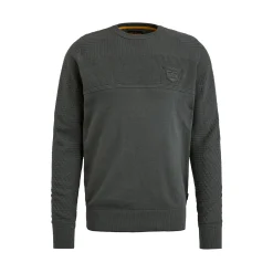 PME Legend Tops*Pullover With Different Structures Green