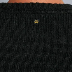 PME Legend Tops*Pullover With Fair Isle Pattern Grey