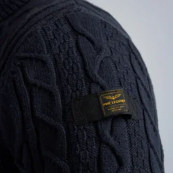 PME Legend Tops*Pullover With Half Zipper Blue