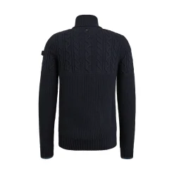PME Legend Tops*Pullover With Half Zipper Blue