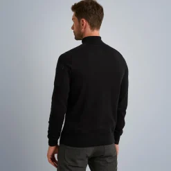 PME Legend Tops*Pullover With Stand-Up Collar Grey