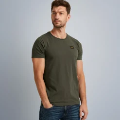 PME Legend Tops*Round Neck Guyver T-Shirt Brown