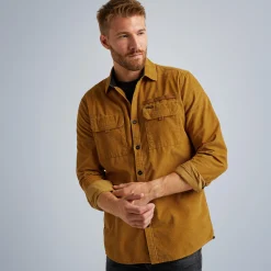 PME Legend Tops*Shirt In Corduroy Brown