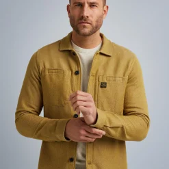 PME Legend Tops*Shirt In Flannel Twill Brown