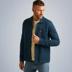 PME Legend Tops*Shirt In Flannel Twill Blue