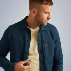 PME Legend Tops*Shirt In Flannel Twill Blue