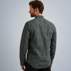 PME Legend Tops*Shirt In Poplin Cotton Green