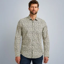 PME Legend Tops*Shirt In Poplin Cotton Beige