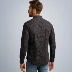 PME Legend Tops*Shirt In Poplin With Stretch Grey