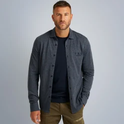 PME Legend Tops*Shirt In Twill Jersey Blue