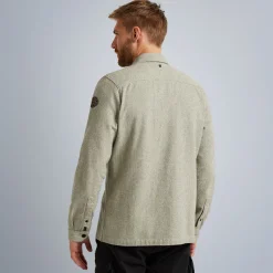 PME Legend Tops*Shirt Jacket In Cotton Grey
