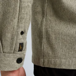 PME Legend Tops*Shirt Jacket In Cotton Grey