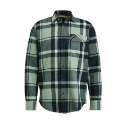 PME Legend Tops*Shirt With Check Pattern Green