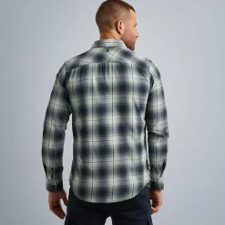 PME Legend Tops*Shirt With Check Pattern Green