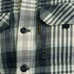 PME Legend Tops*Shirt With Check Pattern Green