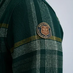 PME Legend Tops*Shirt With Check Pattern Green