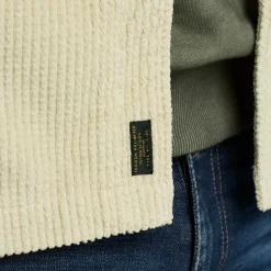 PME Legend Tops*Shirt With Corduroy Texture Grey