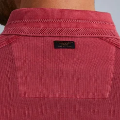 PME Legend Tops*Short Sleeve Polo Pique Gd Red