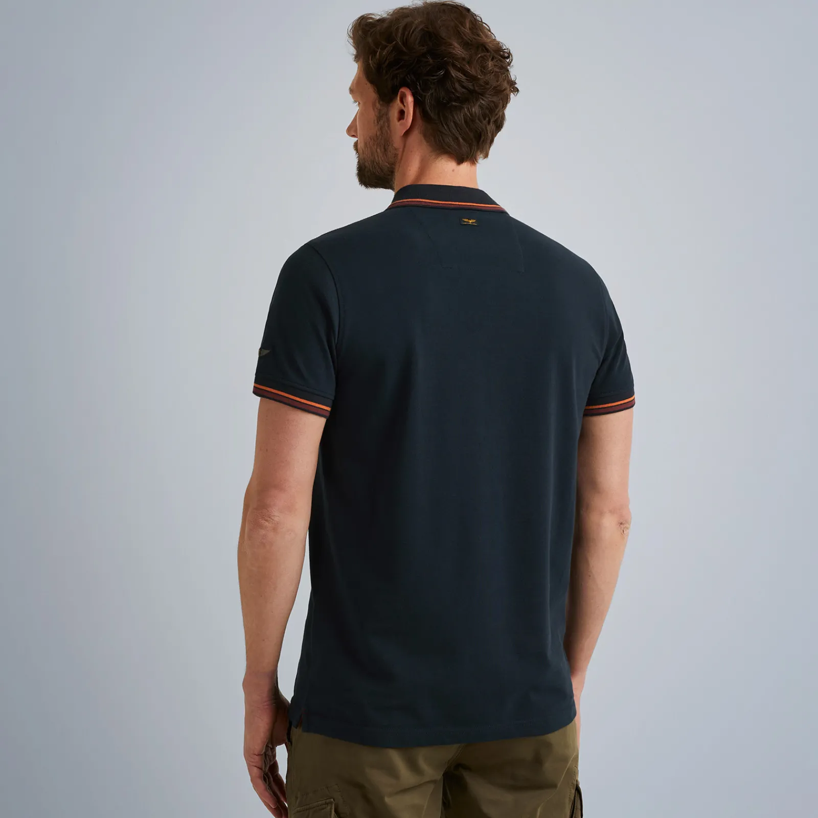 PME Legend Tops*Short Sleeve Polo Solid Pique Blue