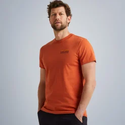 PME Legend Tops*Short Sleeve R-Neck Open End Jersey Orange
