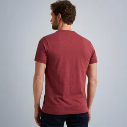 PME Legend Tops*Short Sleeve R-Neck Slub Jersey Red