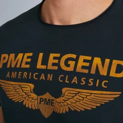 PME Legend Tops*Short Sleeve T-Shirt Blue