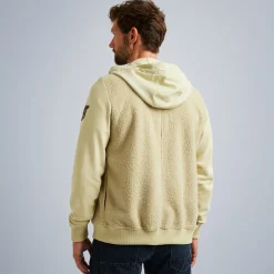 PME Legend Tops*Sweat Jacket In A Material Mix Grey
